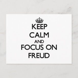 Behållans Lugn och fokus på Freud Vykort