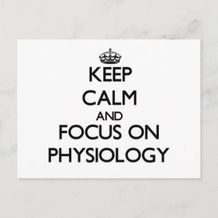 Behållans Lugn och fokus på fysiologi Vykort
