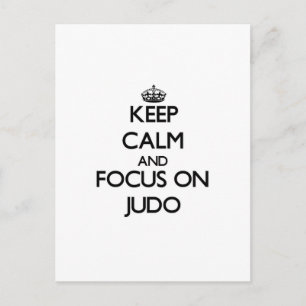 Behållans lugn och fokus på Judo Vykort