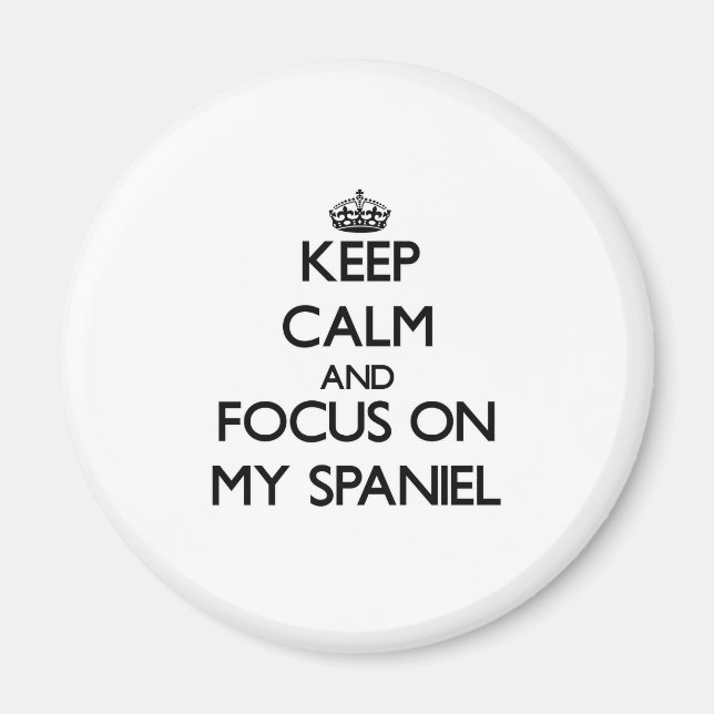 Behållans Lugn och fokus på Min spanjor Magnet (Framsidan)