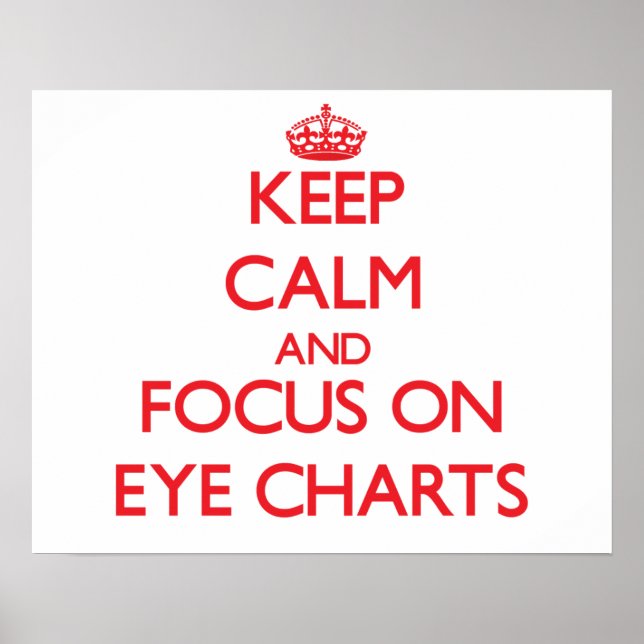 Behållans Lugn och fokus på ÖGA CHARTS Poster (Framsidan)