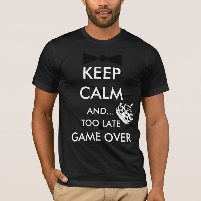 BEHÅLLANS LUGN OCH.. FÖR SENT SPEL ÖVER T-SHIRT (Framsida)