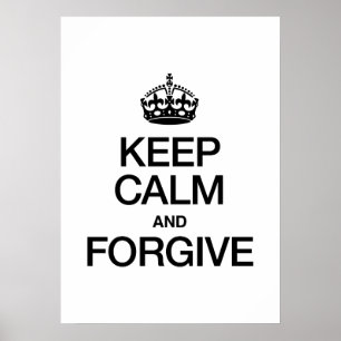 BEHÅLLANS LUGN OCH FORGIVNING POSTER