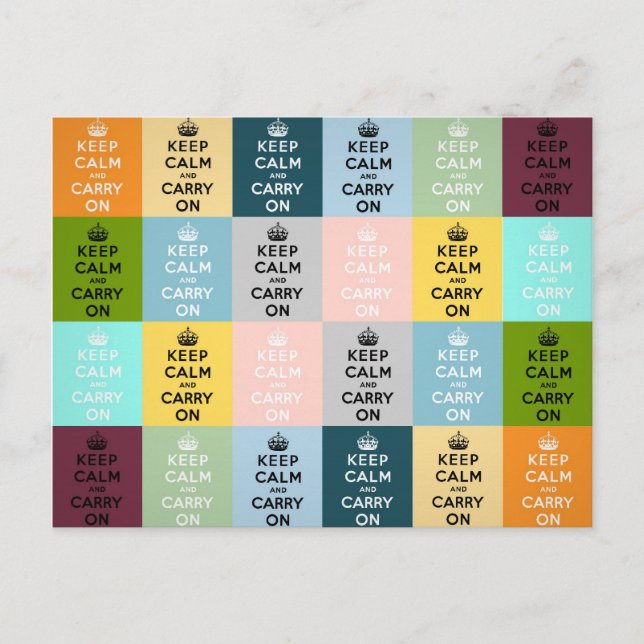 behållans lugn och fortsätt med originalet vykort (Framsida)