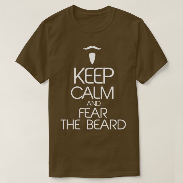 BEHÅLLANS LUGN OCH FRUKTA BEARD T Hoodie Shirt (Design framsida)