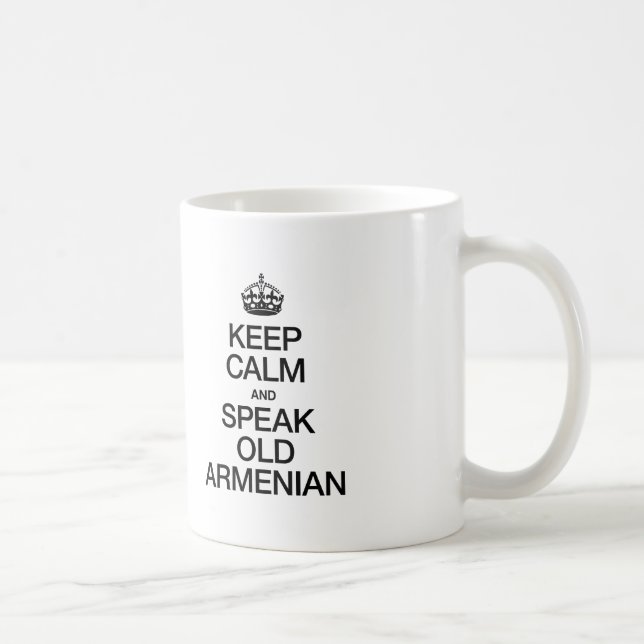 BEHÅLLANS LUGN OCH GAMLA ARMENIANSKA KAFFEMUGG (Höger)
