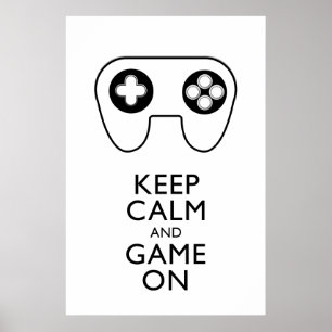 BEHÅLLANS LUGN OCH GAMN PÅ - Spelpad Poster