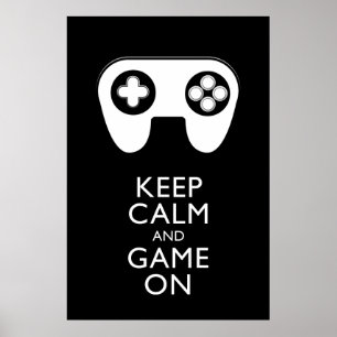 BEHÅLLANS LUGN OCH GAMN PÅ - Spelpad Poster