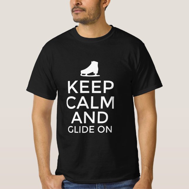 Behållans lugn och glid på t shirt (Framsida)