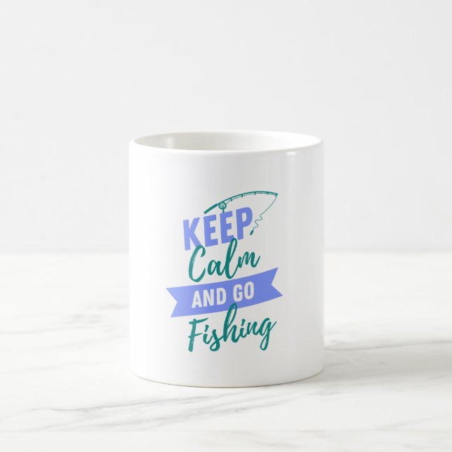 Behållans Lugn och Go Fishing Kaffemugg (Center)