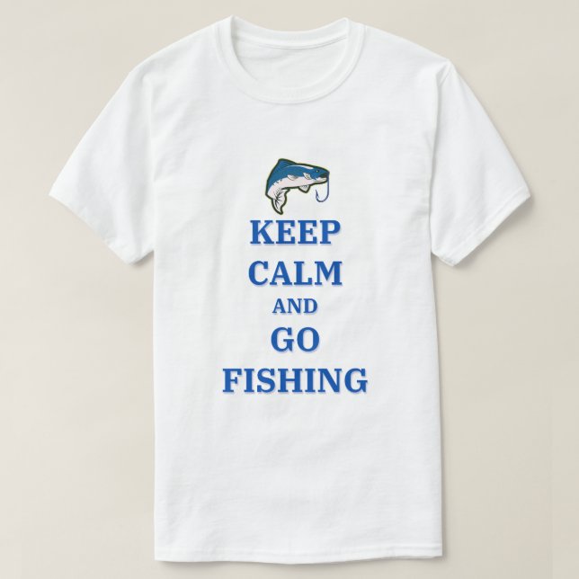 Behållans Lugn och Go Fishing T Shirt (Design framsida)