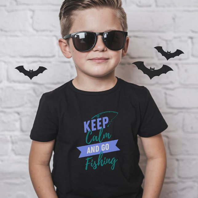 Behållans Lugn och Go Fishing T Shirt (Skapare uppladdad)