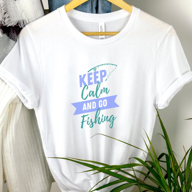 Behållans Lugn och Go Fishing T Shirt (Skapare uppladdad)