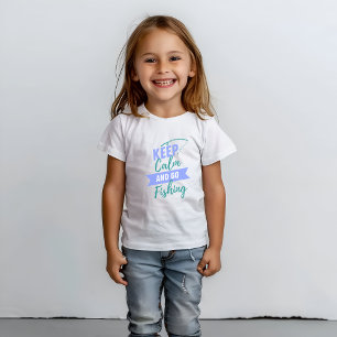 Behållans Lugn och Go Fishing T Shirt