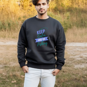 Behållans Lugn och Go Fishing T Shirt