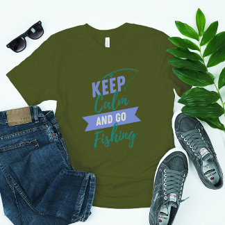 Behållans Lugn och Go Fishing T Shirt