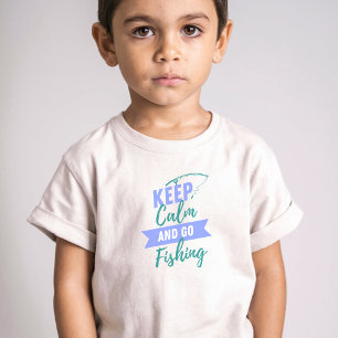 Behållans Lugn och Go Fishing T Shirt