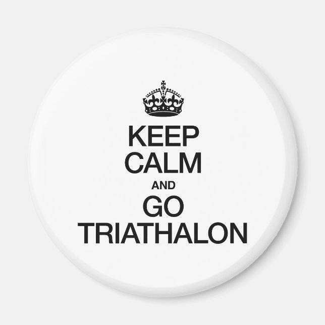 BEHÅLLANS LUGN OCH GO TRIATHALON MAGNET (Framsidan)