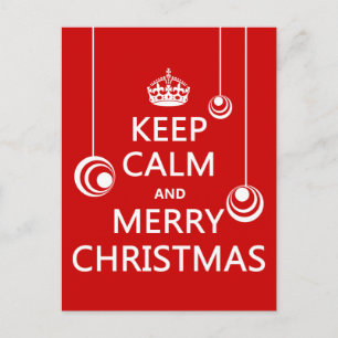 Behållans Lugn och God jul Helg Vykort