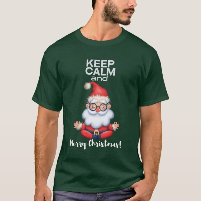 Behållans Lugn och God jul T Shirt (Framsida)