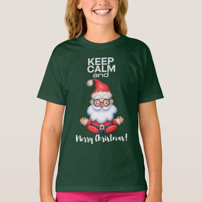 Behållans Lugn och God jul T Shirt (Framsida)