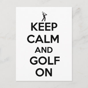 Behållans Lugn och Golf On Vykort