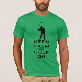 BEHÅLLANS LUGN OCH GOLF PÅ PERSONLIG T-SHIRT