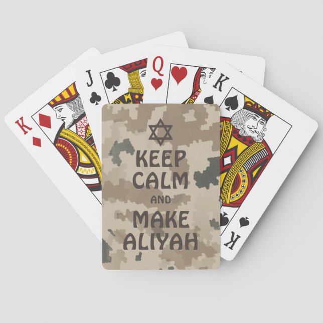 Behållans Lugn och gör Aliyah till Aliyah Casinokort (Baksidan)