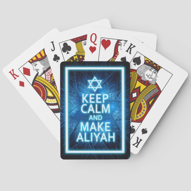 Behållans Lugn och gör Aliyah till Aliyah Casinokort (Baksidan)
