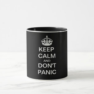 BEHÅLLANS LUGN OCH GÖR INTE PANIC-personlig Mugg