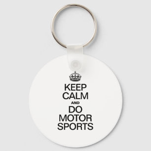 BEHÅLLANS LUGN OCH GÖR MOTORSPORTER NYCKELRING