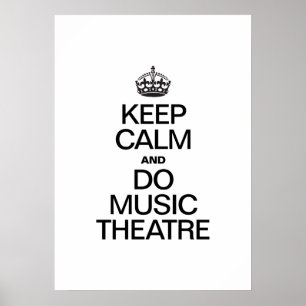 BEHÅLLANS LUGN OCH GÖR MUSIKTEXTER POSTER