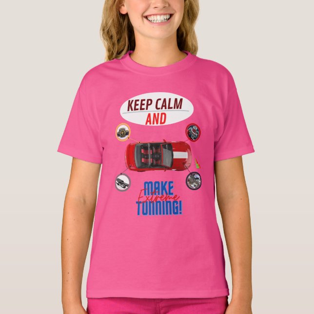 BEHÅLLANS LUGN OCH GÖR YTTERST TUNNING T SHIRT (Framsida)