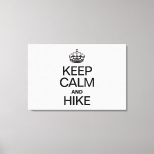 BEHÅLLANS LUGN OCH HIKE CANVASTRYCK
