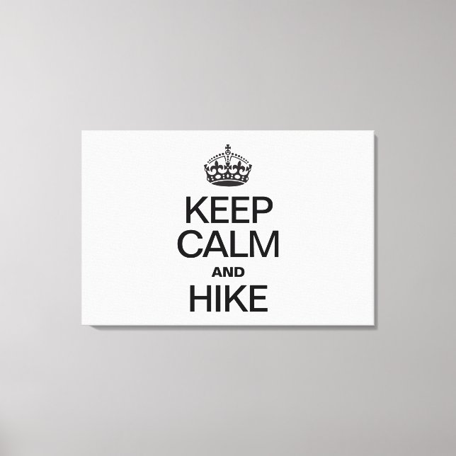 BEHÅLLANS LUGN OCH HIKE CANVASTRYCK (Framsida)