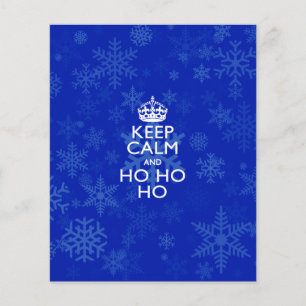 Behållans Lugn och HoHo på Royal Blue Snöflingor
