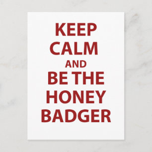 Behållans Lugn och Honey badger Vykort