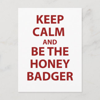 Behållans Lugn och Honey badger Vykort