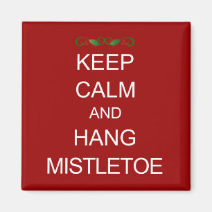 BEHÅLLANS LUGN och Hopp Mistletoe Julmagnet Magnet
