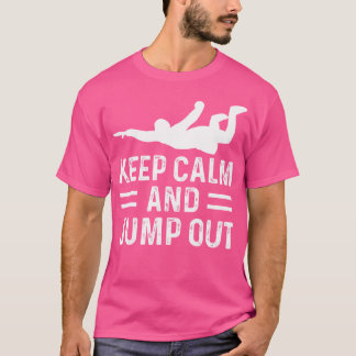 Behållans Lugn och hoppa ut från paraglifiering av T Shirt
