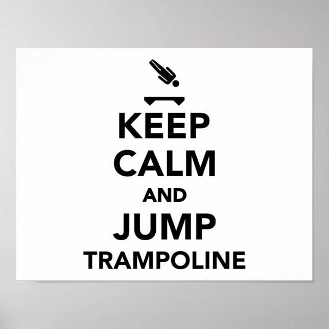 Behållans lugn och hopptrampolina poster (Framsidan)