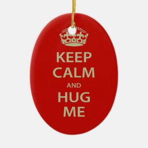 Behållans Lugn och Hug Me Julgransprydnad Keramik