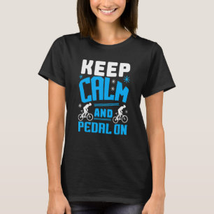 Behållans Lugn och infart på cyklingshjärtslag för T Shirt