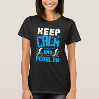 Behållans Lugn och infart på cyklingshjärtslag för T Shirt