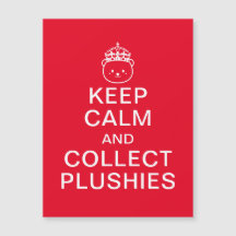 Behållans Lugn och inkassera Plushires Cute Magnet