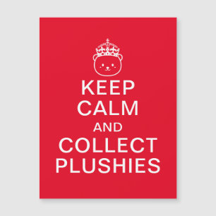 Behållans Lugn och inkassera Plushires Cute Magnet