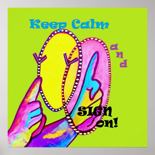 Behållans Lugn och inloggning! Poster (Framsidan)