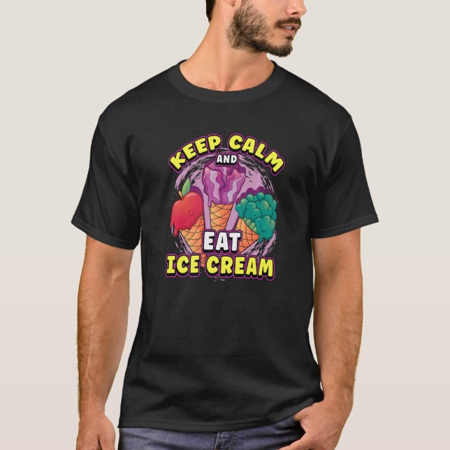 Behållans Lugn och isgrädda T Shirt (Framsida)