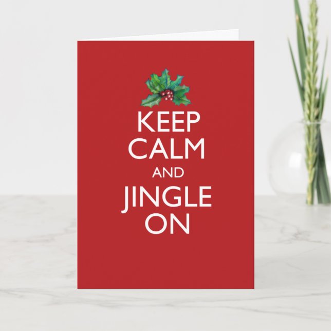 Behållans Lugn och Jingle på Helgkort (Framsida)