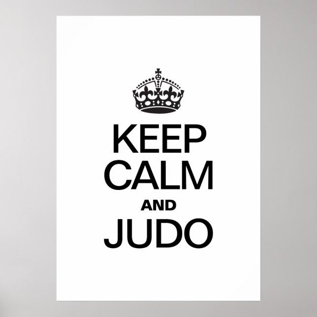 BEHÅLLANS LUGN OCH JUDO POSTER (Framsidan)